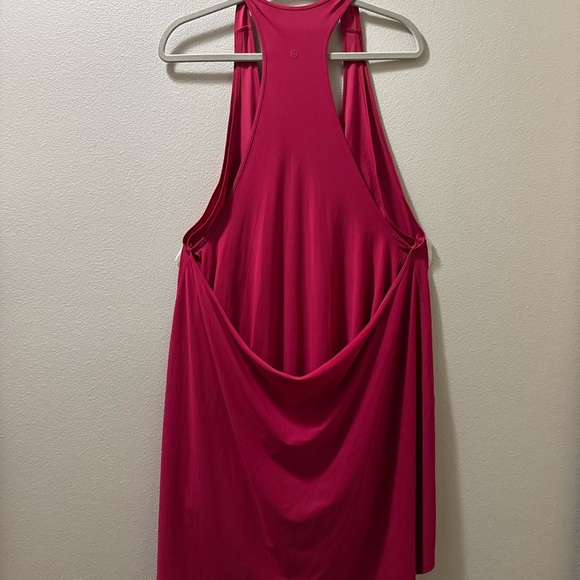Lululemon Rejuvenate Dress; Ruby Red Casual Wear. - Picture 7 of 10